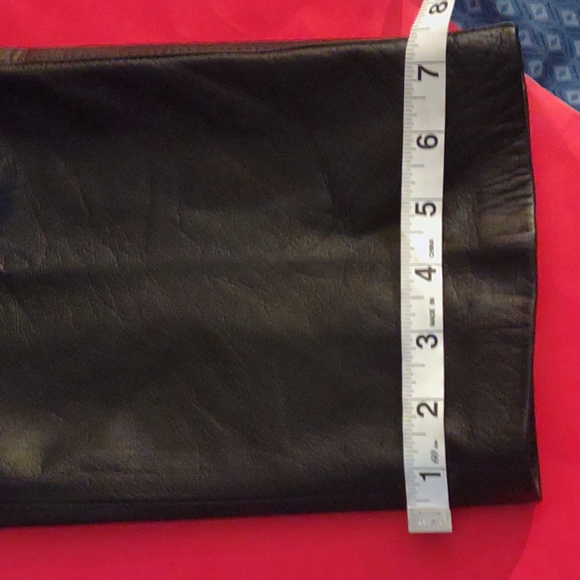 Vintage design assets size 10 high waisted leather pants - Picture 9 of 11